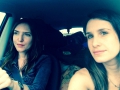 Josie & Laurie shooting the video