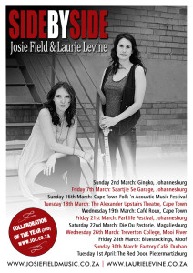 Laurie Levine & Josie Field ‘Side by Side’ tour dates