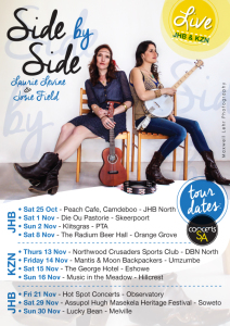 ‘Side by Side’ on tour this summer: Oct/Nov 2014 dates